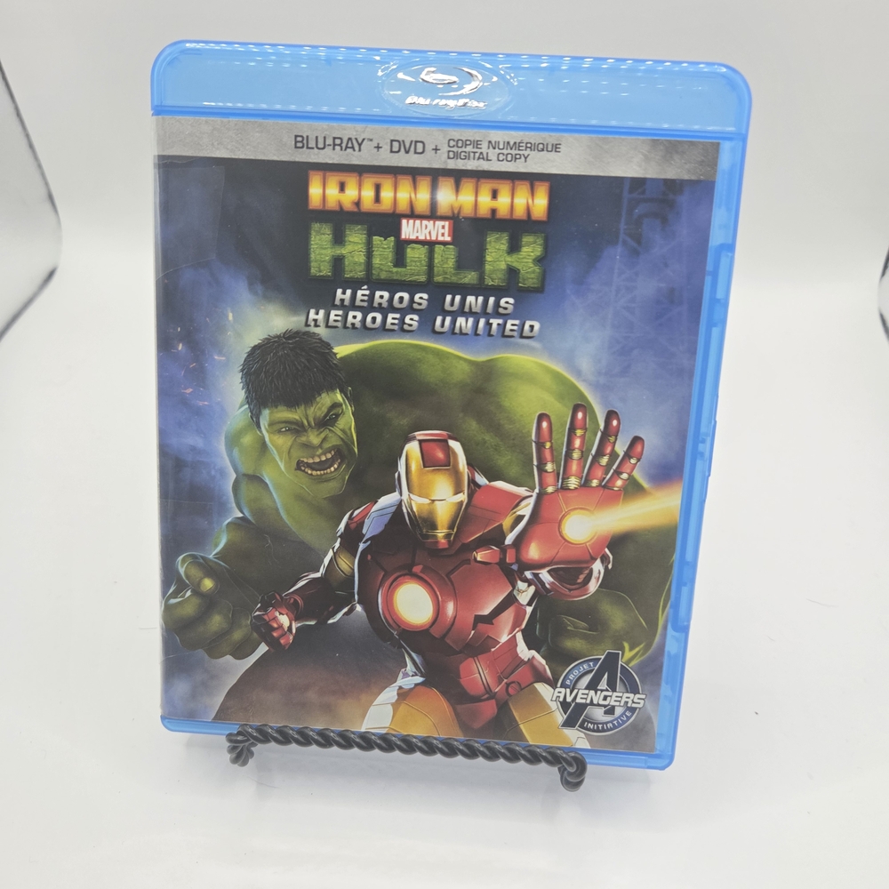 Marvel Blu-ray with Green and Blue Highlights